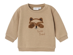 Name It weathered teak forest friend sweatshirt